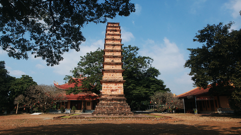 Tháp Bình Sơn là một trong những di sản văn hóa lịch sử quan trọng của Vĩnh Phúc