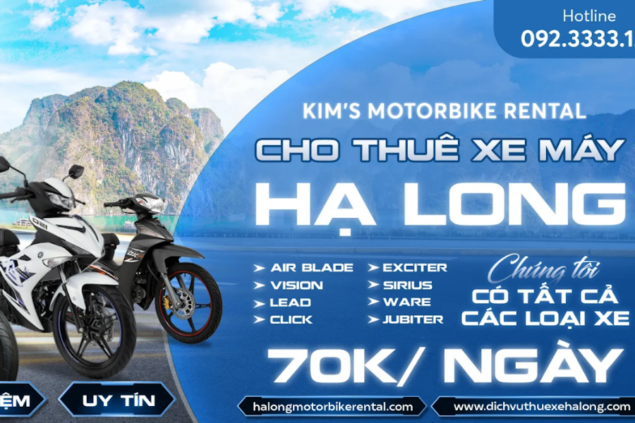 Thuê xe ở Kim’s Motorbike