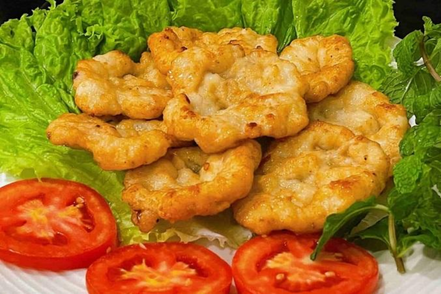 Chả mực giã tay Hạ Long