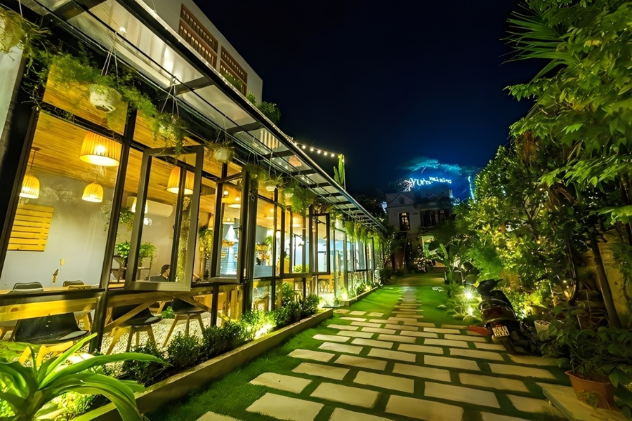 homestay sân vườn giá rẻ